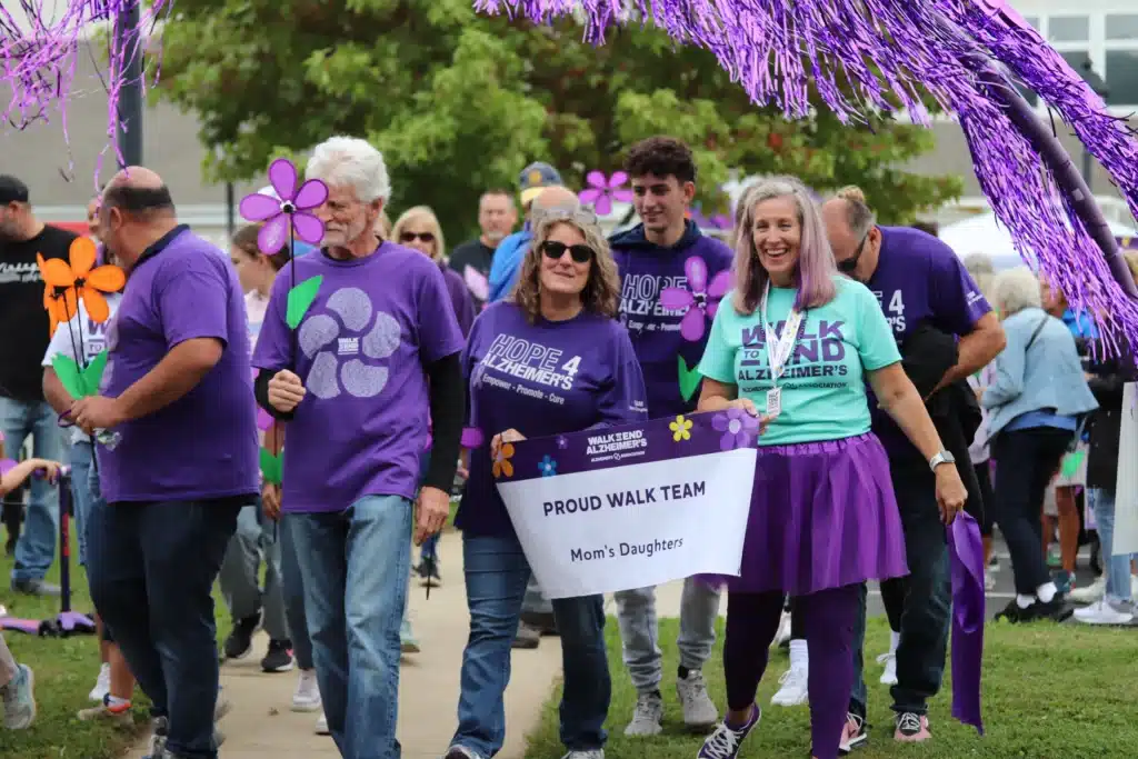Walk to End Alzheimers group