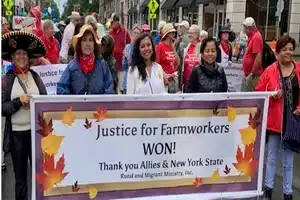 Justice for Farmworkers parade
