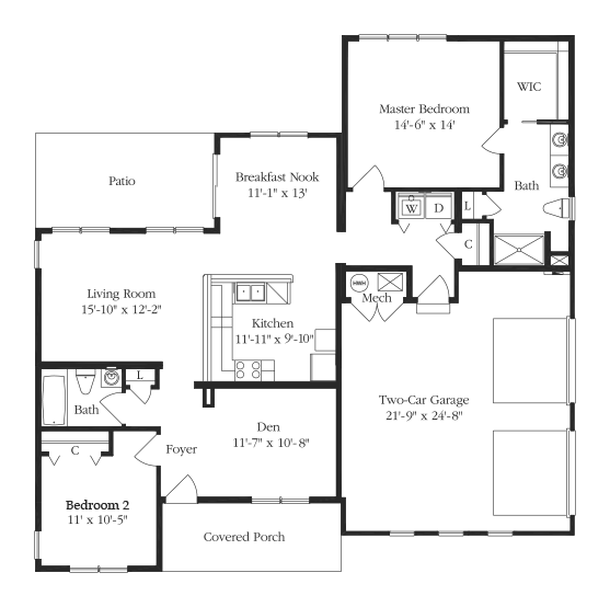 Oyster ponds floor plan - transparent